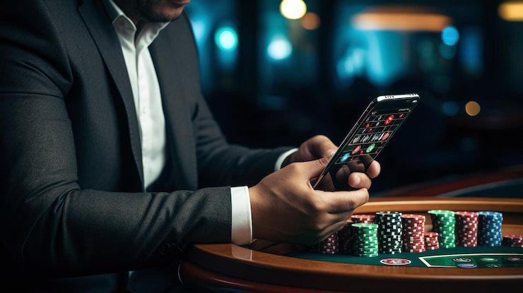 Tim 20bet bekerja di studio broadcasting dengan multi-camera setup untuk live casino games