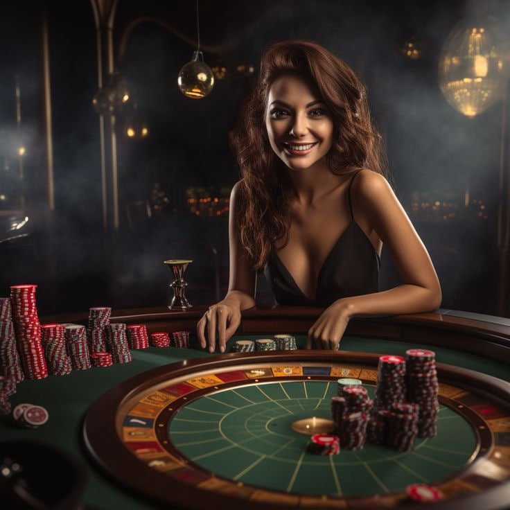 Tampilan studio Live Roulette 20bet dengan dealer profesional dan roda roulette asli